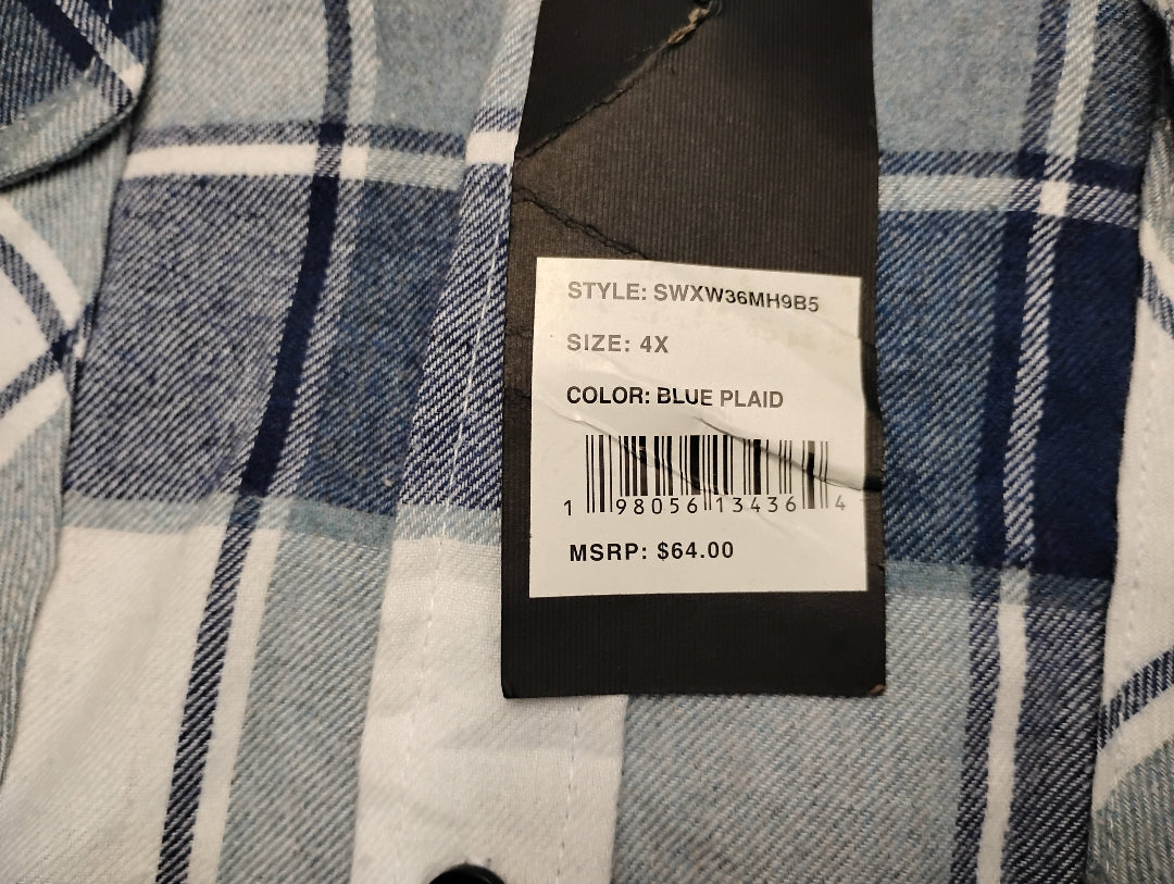 Camisa manga larga Marca Steve's Jeans 4X