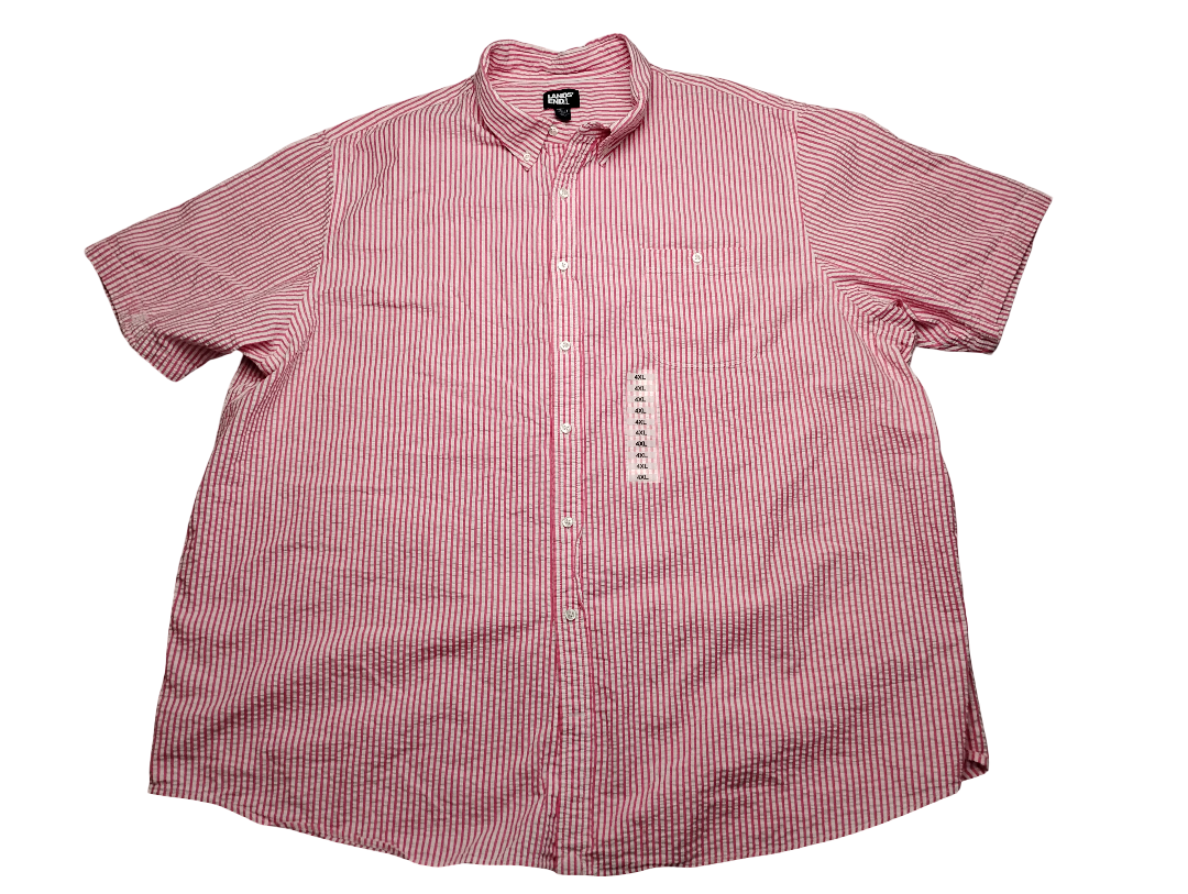 Camisa manga corta 4XL / T Marca Lands' END 58-60 | 100% Cotton