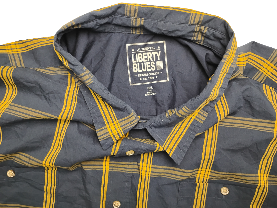 Camisa manga corta Marca Liberty Blues | Size 6XL TALL