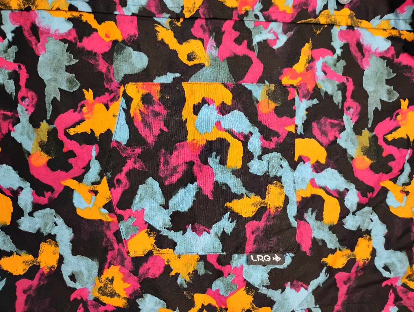 Camisa manga corta Marca Lifted Research Group 3XL | 100% COTTON