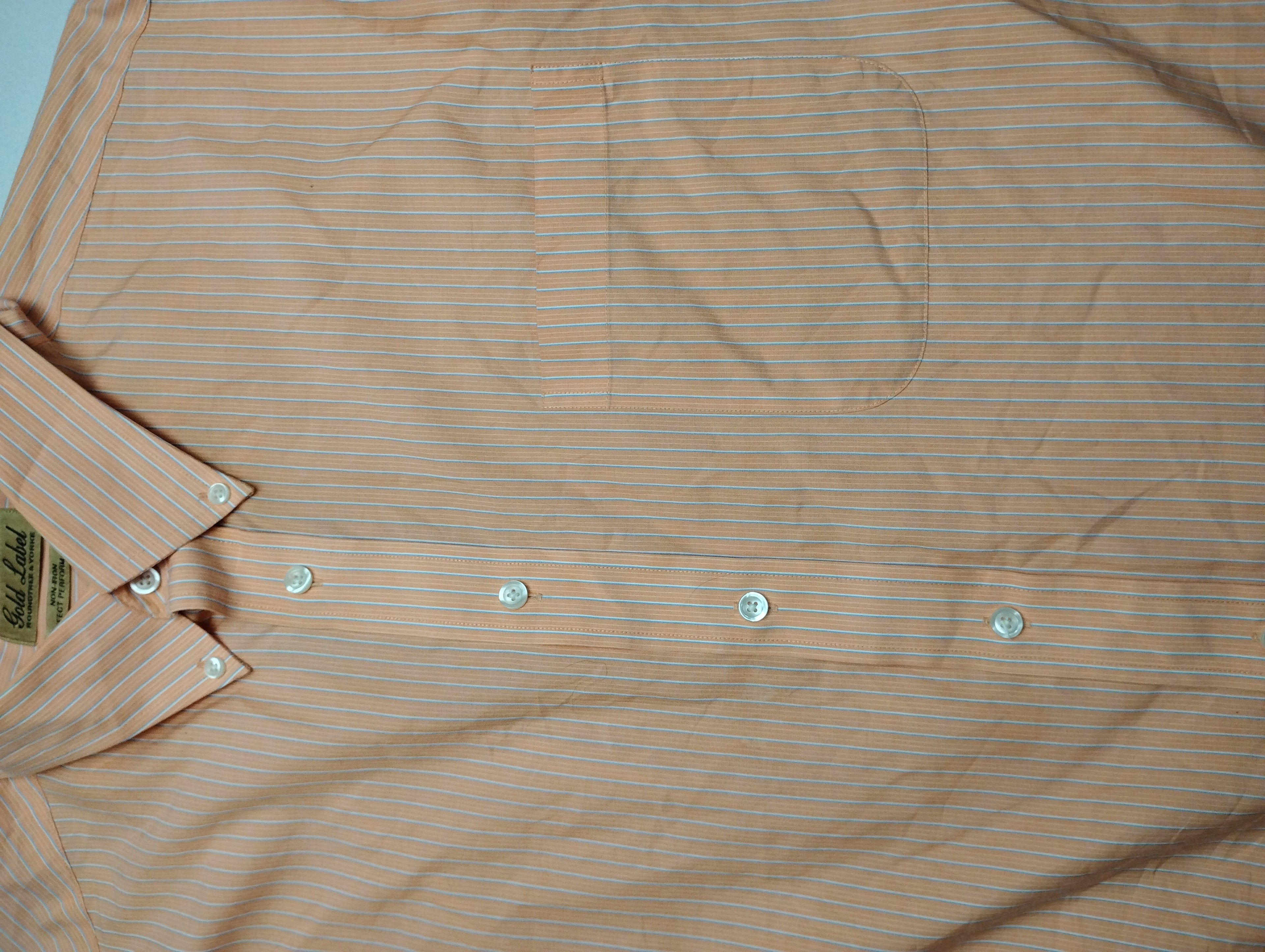 Camisa manga corta 3X Gold Label Roundtree & Yorke 100% Cotton