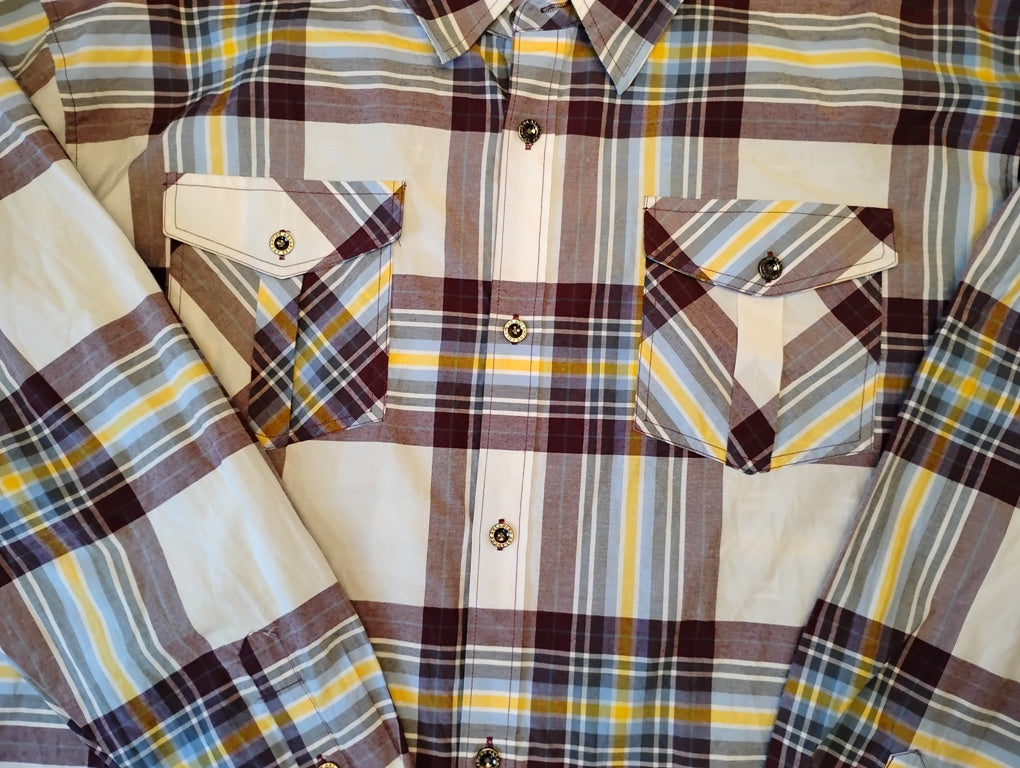 Camisa manga larga marca ABLANCHE NEW YORK | Size 4XL