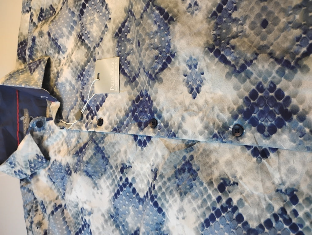 Camisa Manga Corta Marca Paulo Solari Size 3X