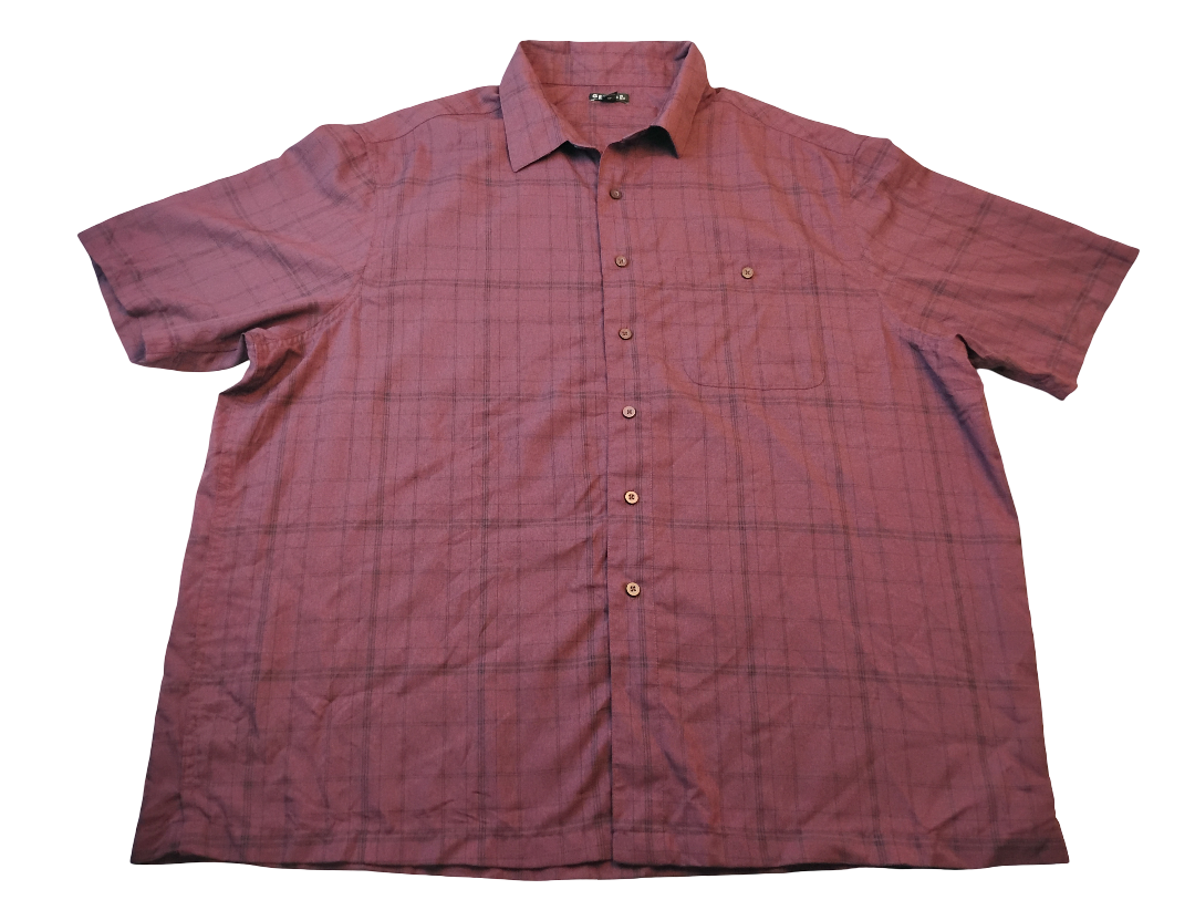 Camisa manga corta de botones | Marca George | Size 3XL