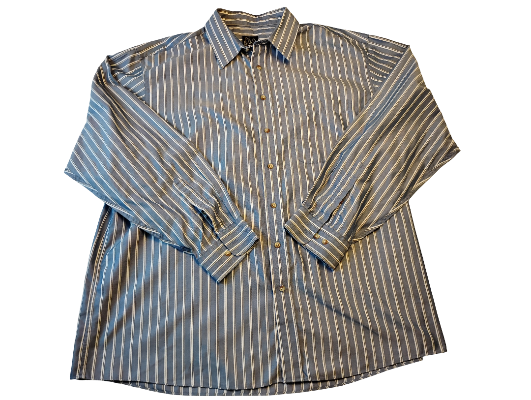Camisa manga larga con bolsillo Marca Jos. A. Bank. Size 2XL | 100% Cotton