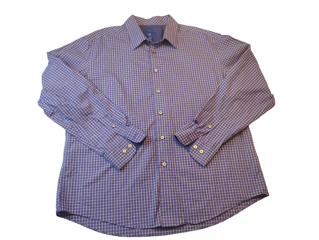 Camisa manga larga Marca EGARA Size 2XL 100% Cotton