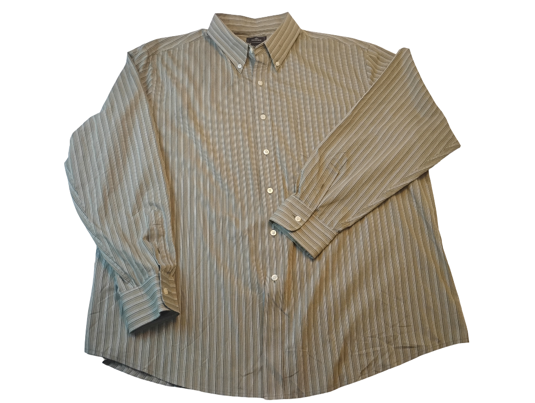 Camisa manga larga de rayas Marca DOCKERS Size 2XL