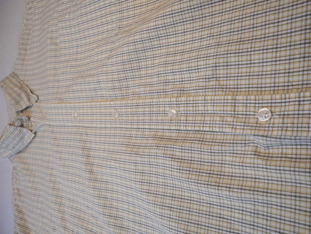 Camisa manga corta de botones con bolsillo Marca Bob Timberlake Size 2XL | 100% COTTON