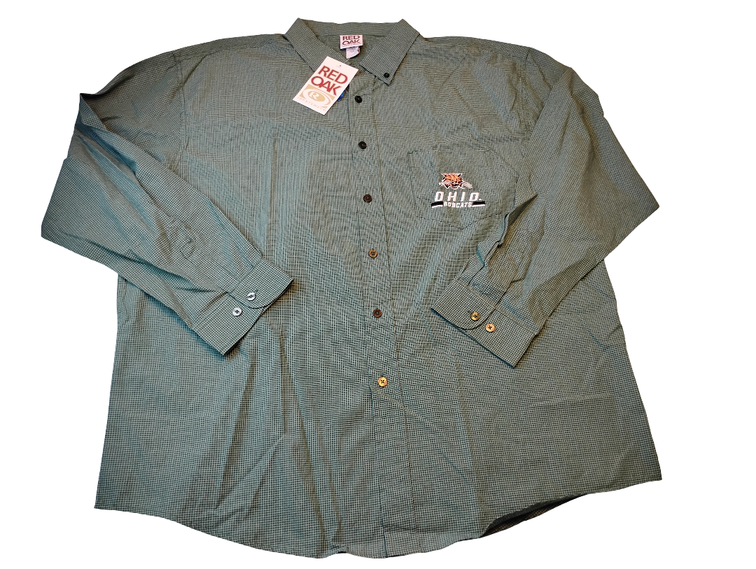 Camisa manga larga RED OAK | OHIO BOBCATS | Size 2XL | 100% COTTON