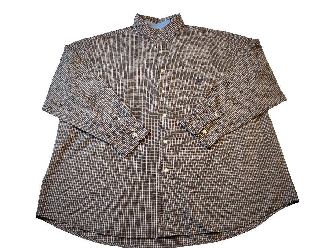 Camisa manga larga  | Marca Chaps | Size 3XB | 3TF