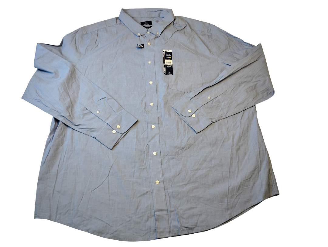 Camisa manga larga de botones | Marca GEORGE CLASSIC FIT | Size 3XL