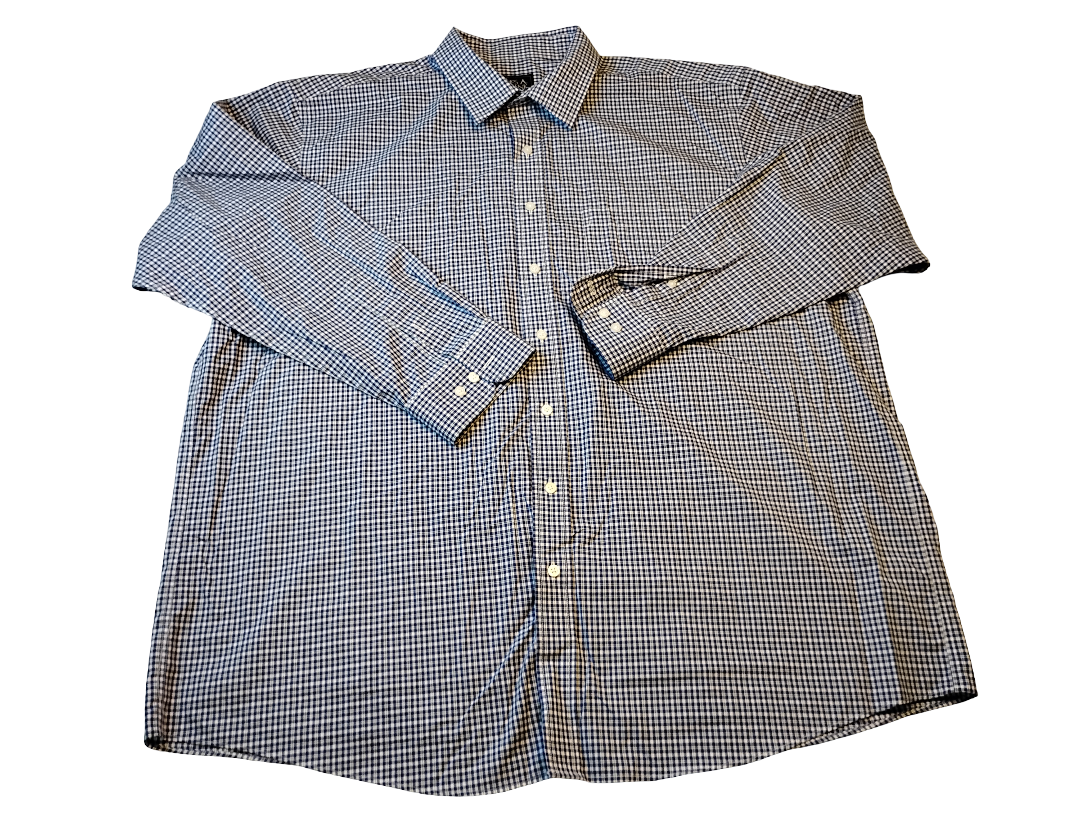 Camisa manga larga de botones con bolsillo  | Marca JOS. A. BANK. TRAVELER | Size 2X