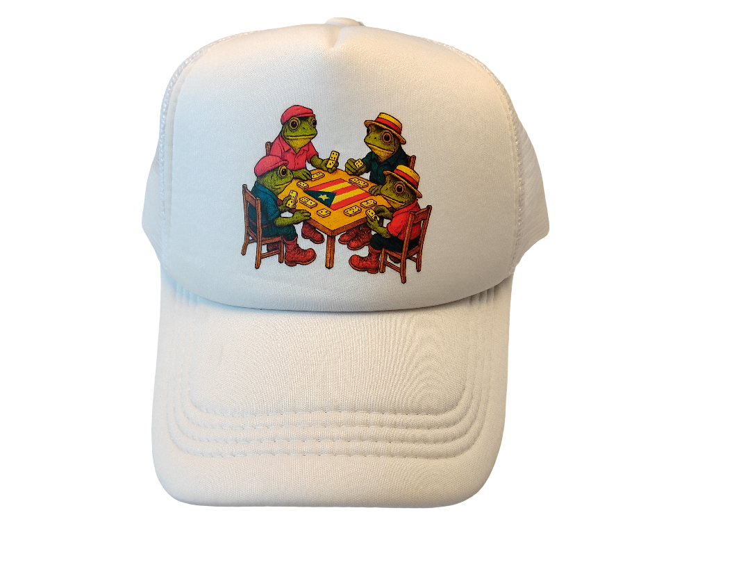 Gorra Sapos Conchos Jugando Domino