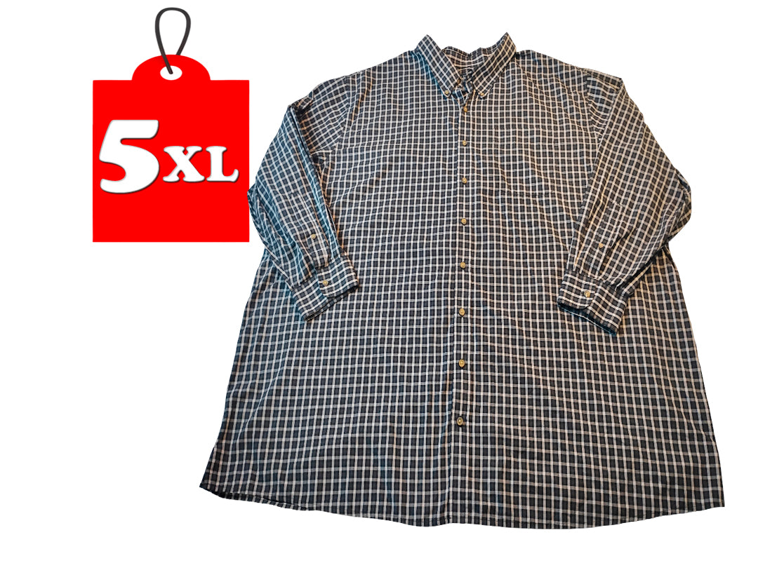 Camisa manga larga Marca HARBOR BAY | Size 5XL