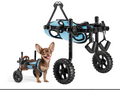 VEVOR Dog Wheelchair for Back Legs – X-Small – Adjustable 2-Wheel Pet Mobility Cart – Up to 22 lbs