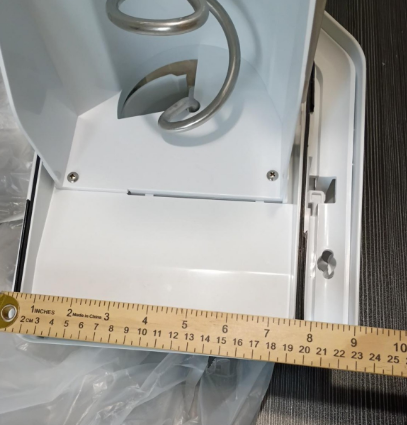W11185686 Ice Container Bucket Auger Assembly for Whirlpool Refrigerator Replacement