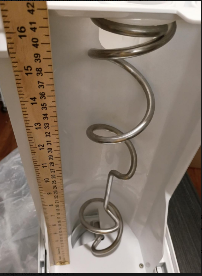 W11185686 Ice Container Bucket Auger Assembly for Whirlpool Refrigerator Replacement