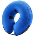 BENCMATE Inflatable Dog Cone Collar Alternative After Surgery – Blue