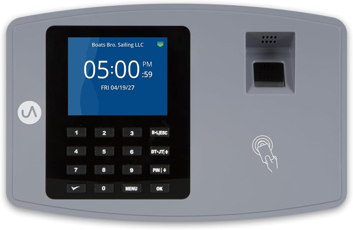 uAttend BN6000 Biometric Time Clock Fingerprint Employee Attendance Cloud System
