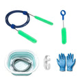 EonRivet CPAP Cleaning Kit Hose & Mask Brushes Wash Basin Drying Hook Gloves