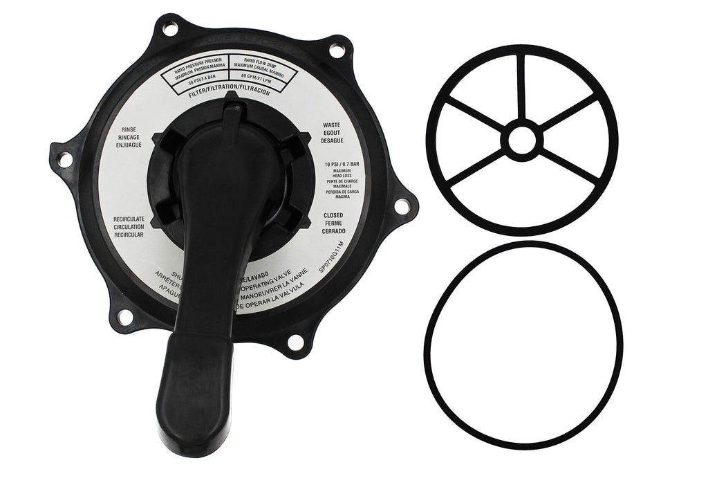 Byenins SPX0710XBA17 Key Cover Handle Assembly 1-1/2" Pool Valve w/ Gaskets