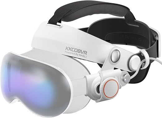 KKCOBVR VP1 Halo Head Strap for Apple Vision Pro – Adjustable Comfort Replacement Head Strap