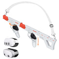AIJUNCT VR Gunstock Rifle for Meta Quest 3/3S Magnetic Controller Accessory White