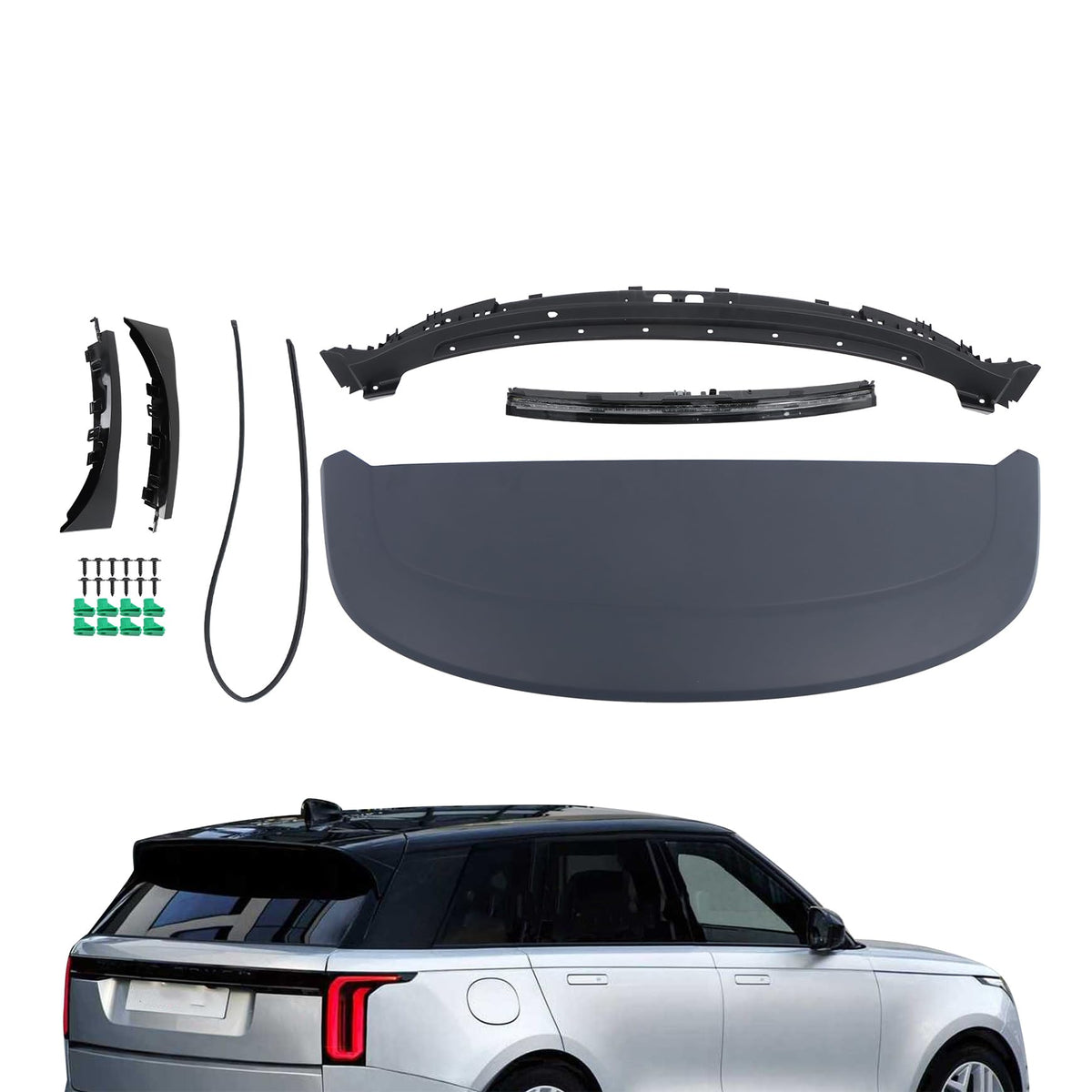 Silscvtt Matte Black Rear Roof Spoiler Wing Range Rover 2013-2022 Local Pickup