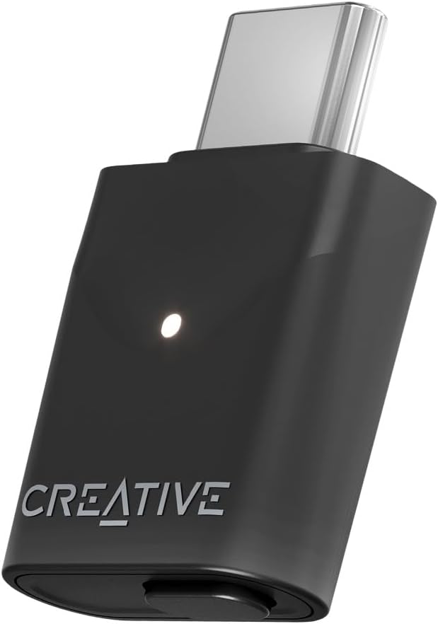 Creative BT-W6 Bluetooth 5.4 LE Audio USB-C Transmitter aptX Lossless PC PS5 Mac