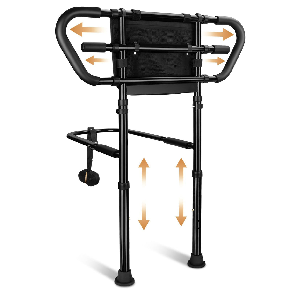 FullWoyi Bed Rail for Elderly 400lb Adjustable Bed Assist Handle Safety Rail