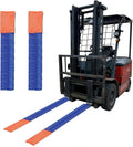 jioyoseire Forklift Fork Covers – 48"-60" L x 3"-7" W – Blue/Orange