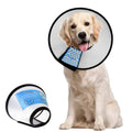 Supet Dog Cone Collar Large White Adjustable Recovery E-Collar After Surgery