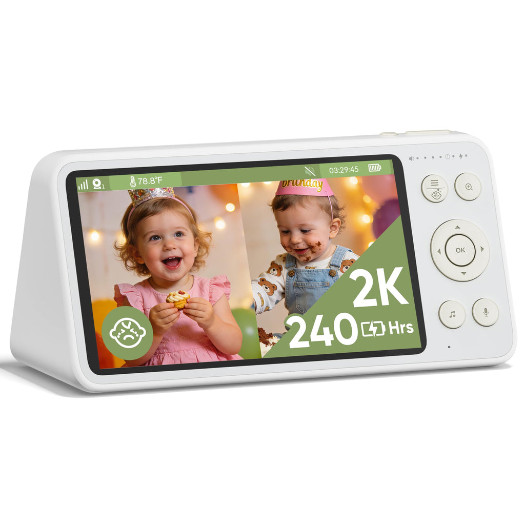 Bonoch 5.5" 2K Baby Monitor Parent Unit BBM14 BBM16 Open Box Charger Included