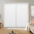 LazBlinds Vertical Blinds Replacement Slats – WHITE – 34 PCS – Light Filtering
