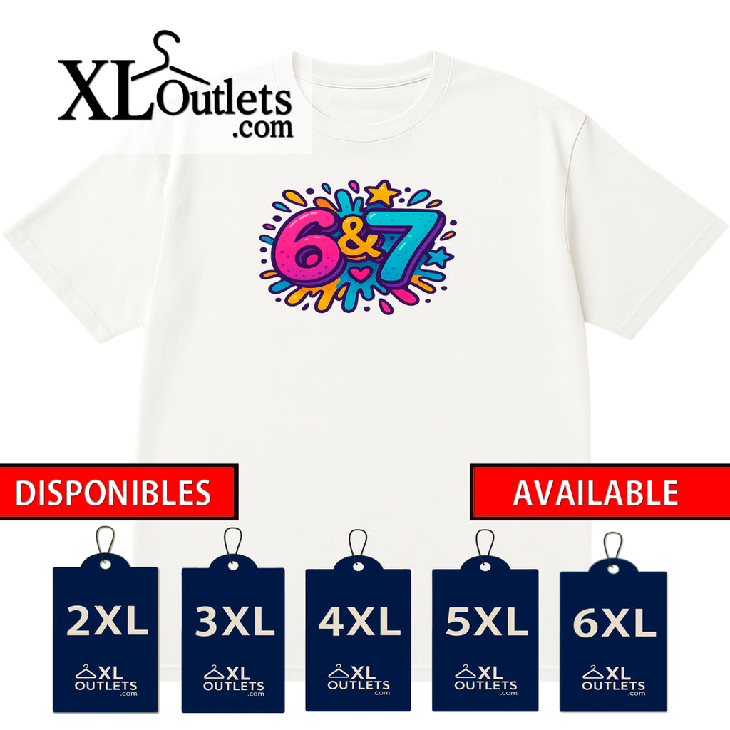 T-shirt | 6-7 | Mix 70 | Size - S, M, L, XL, 2XL, 3XL, 4XL, 5XL, 6XL | 100% COTTON