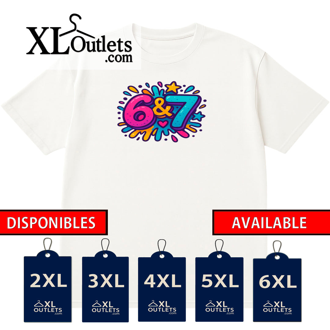 T-shirt | 6-7 | Mix 70 | Size - S, M, L, XL, 2XL, 3XL, 4XL, 5XL, 6XL | 100% COTTON