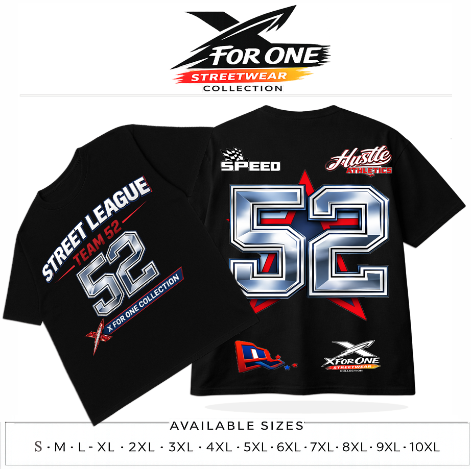 Street League Team 52 Graphic T-Shirt | X For One Streetwear