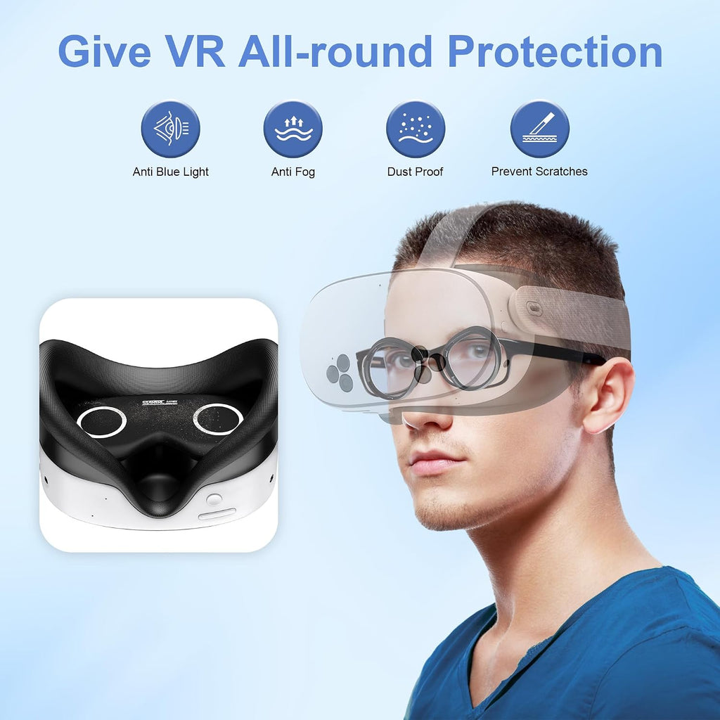 STARTRC GAMES Lens Protector Set for Meta Quest 3S/2 Blue Light Anti-Scratch