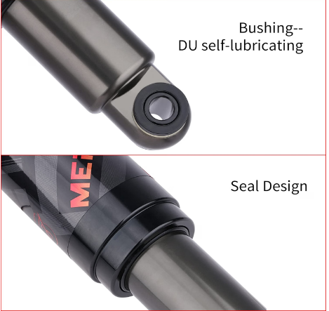 MEROCA H5 125mm Air Pressure Rear Shock Absorber for MTB Bike Scooter