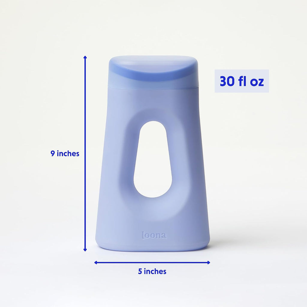 Loona Premium Female Urinal Quiet No Splash Travel Bedside Outdoor Blue HSA FSA