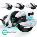 Head Strap For Meta Quest 3/Quest 3S With 7500mAh Battery, Balanced & Extra 4H For Oculus Quest 2 Head Strap, Double Adjustament Dials, Enhanced Comfort