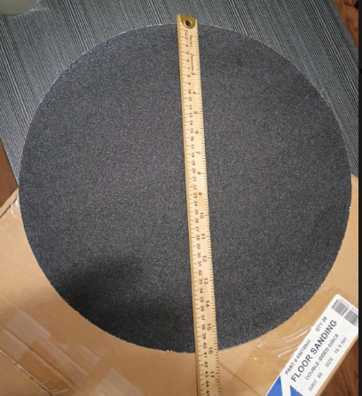 Mercer 44816060 16" Double-Sided Floor Sanding Discs 60 Grit No Hole 20-Pack