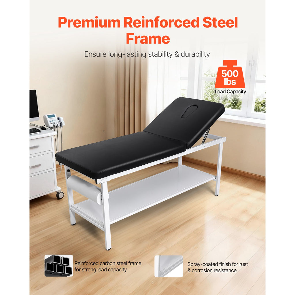 VEVOR Medical Exam Table 500lb Adjustable Backrest Treatment Table Local Pickup