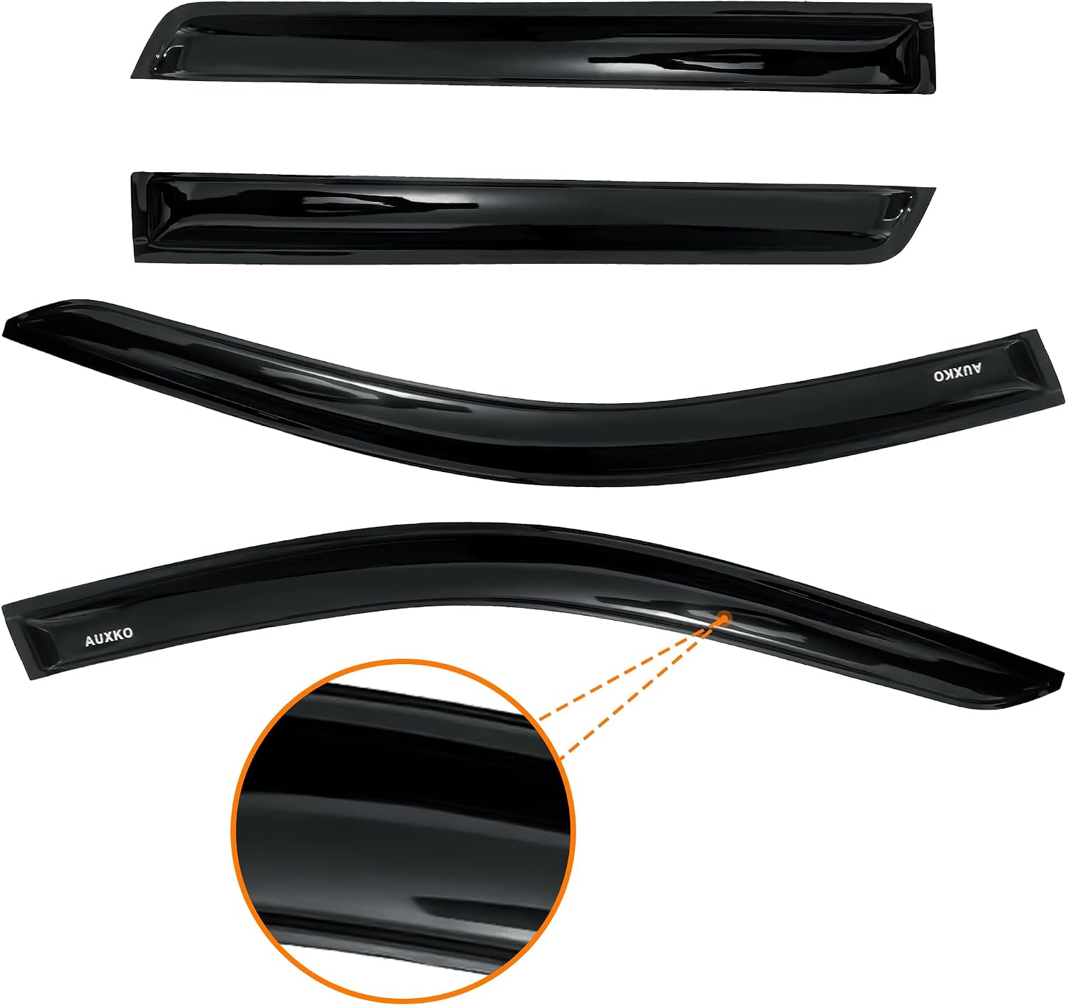 AUXKO Window Vent Visors for Cadillac Lyriq 2023-2026 Rain Guards 4PCS Smoke