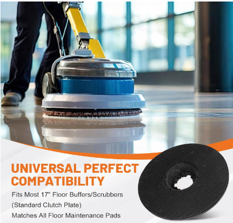Dilomber 16" Floor Buffer Pad Driver Holder w/ 2" Riser for 17" Floor Machines