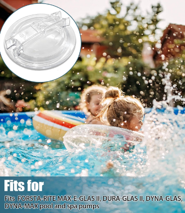 Kakeken C3-185P Pool Pump Cover Lid w/ O-Ring V26-362 for Sta-Rite Pumps