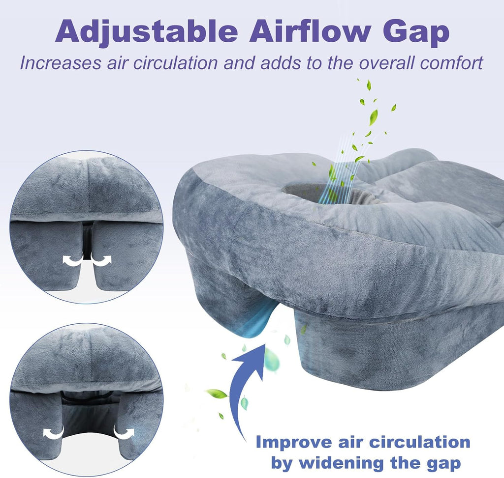 HOMCA Face Down Pillow After BBL Eye Surgery Massage Pillow Memory Foam CertiPUR-US