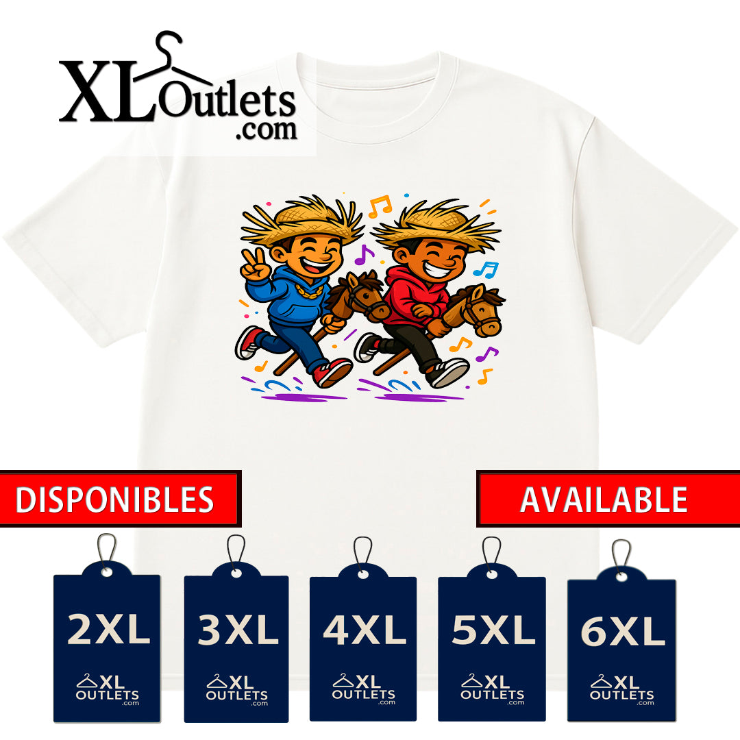 T-shirt |  Los nenes | Mix  93 | Size Small, Medium, Large, XL, 2XL, 3XL, 4XL, 5XL, 6XL | 100% COTTON