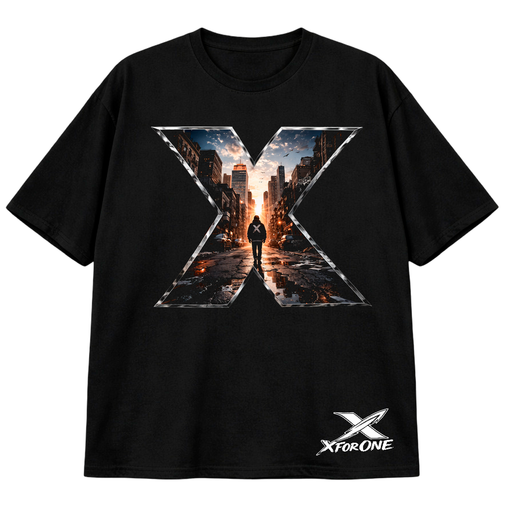 X For One City X Graphic T-Shirt – Plus Size XL-10XL – Worldwide District
