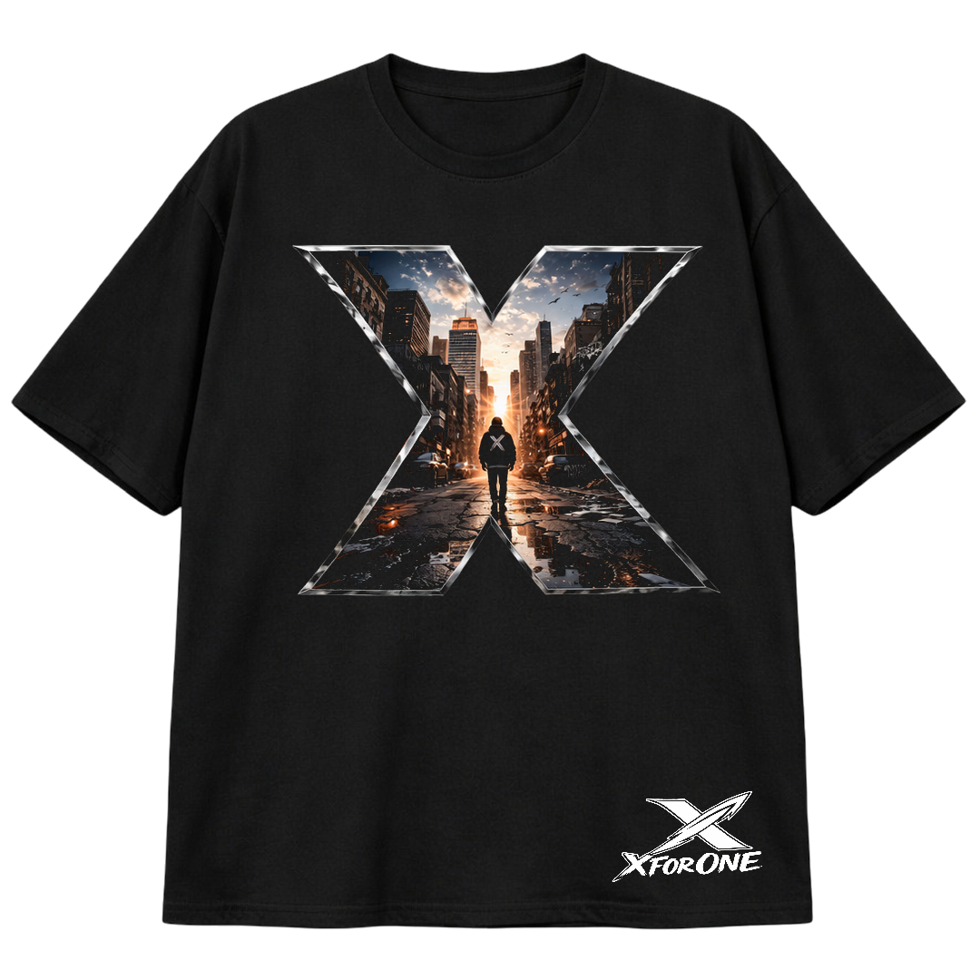 X For One City X Graphic T-Shirt – Plus Size XL-10XL – Worldwide District